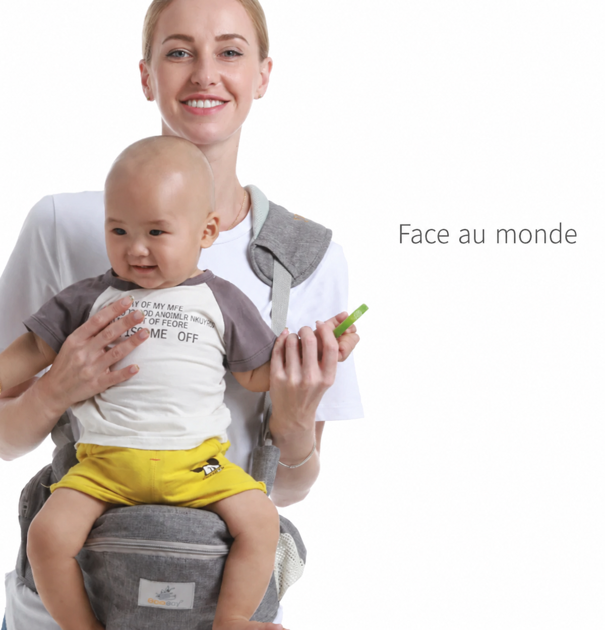 Siège de portage bébé avec sangle d’épaule