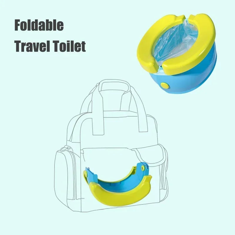 Pot bébé pliable avec sac de transport