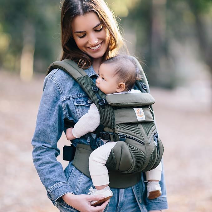 Porte Bébé - BreathBabyBag™ - Vert Olive